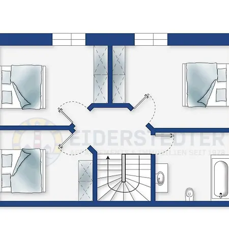Vakantiehuis Haushaelfte 44b Droemhus Id 466